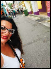 IMMAGINE DELL'AUTRICE CHE PASSEGGIA NEL QUARTIERE COLORATO DI HAJI LANE