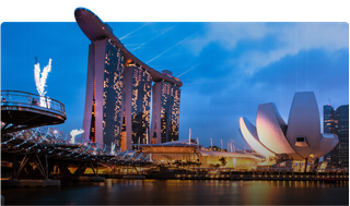 IMMAGINE DEL FAMOSO HOTEL MARINA BAY SANDS