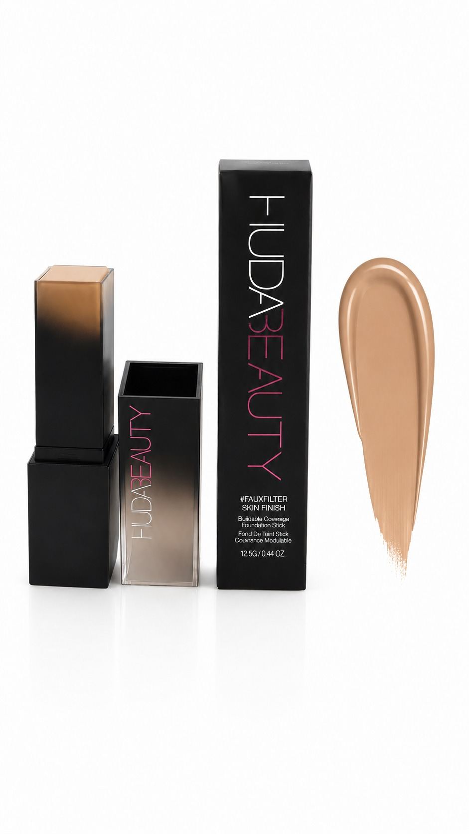 Huda Beauty Tres Leches 320G #FauxFilter Skin Finish Foundation Stick – Fondotinta Stick Coprenza Modulabile