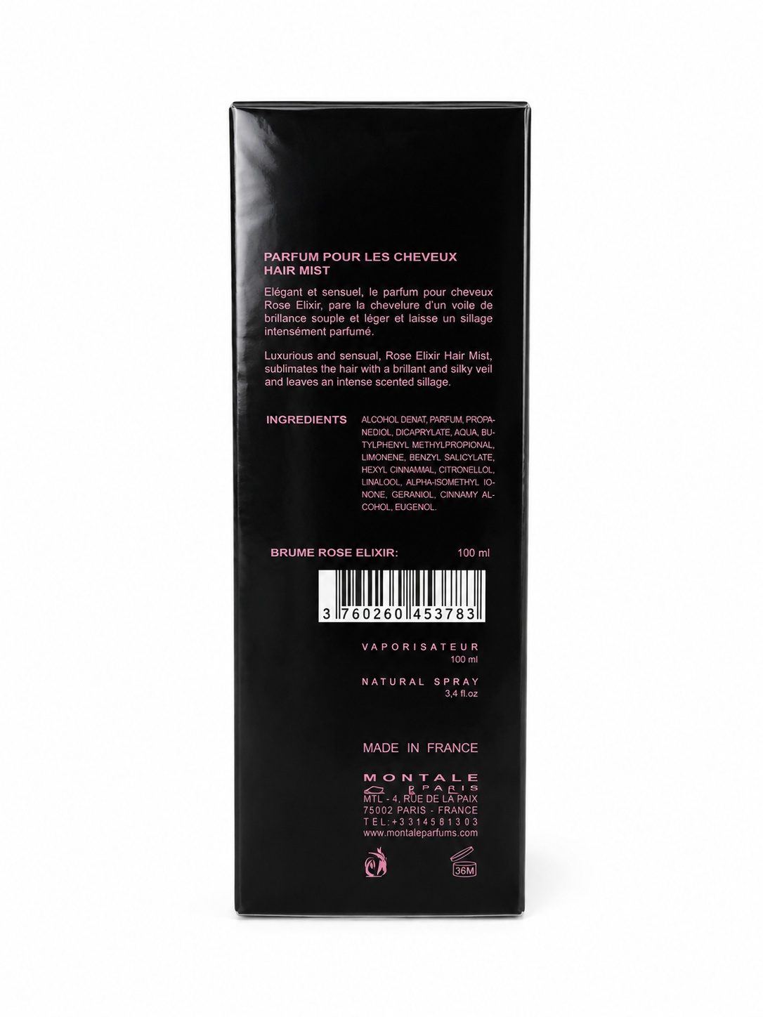 Montale Rose Elixir Hair Mist 100 ml – Profumo per Capelli Idratante e Profumato | Montale Paris - immagine 2