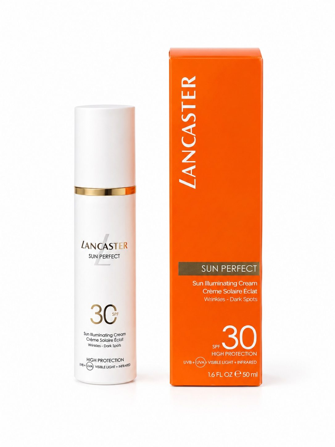 Lancaster Sun Perfect SPF 30 Crema Solare Illuminante Viso Anti Macchie e Anti Rughe 50 ml