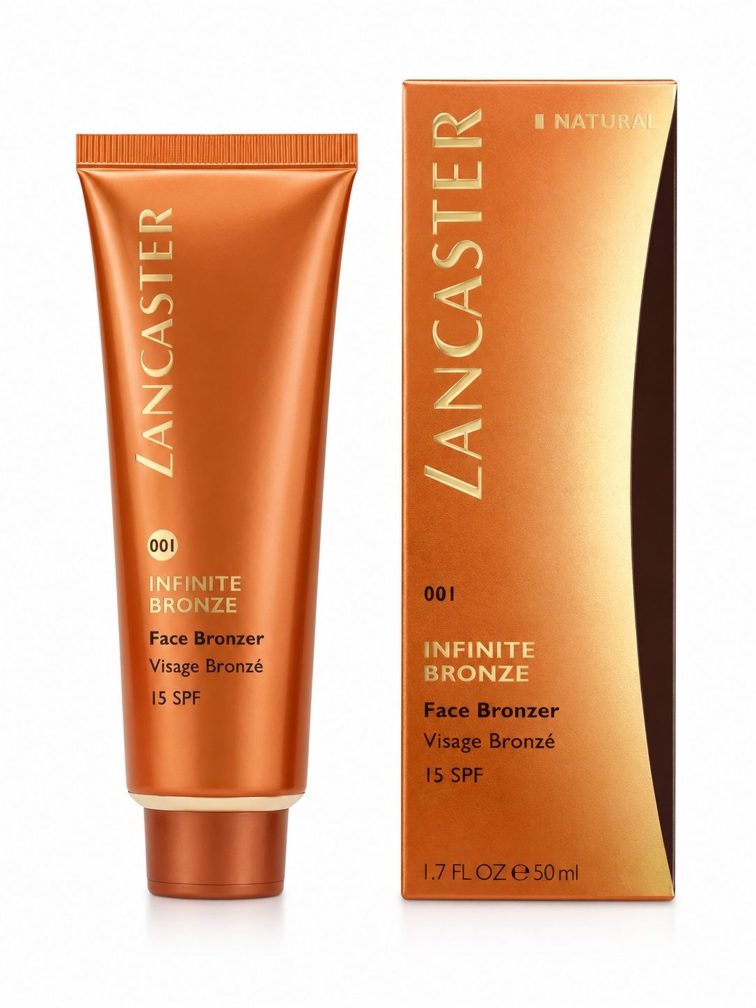 Lancaster Infinite Bronze 001 Face Bronzer SPF 15 50 ml – Crema Viso Effetto Abbronzato Naturale
