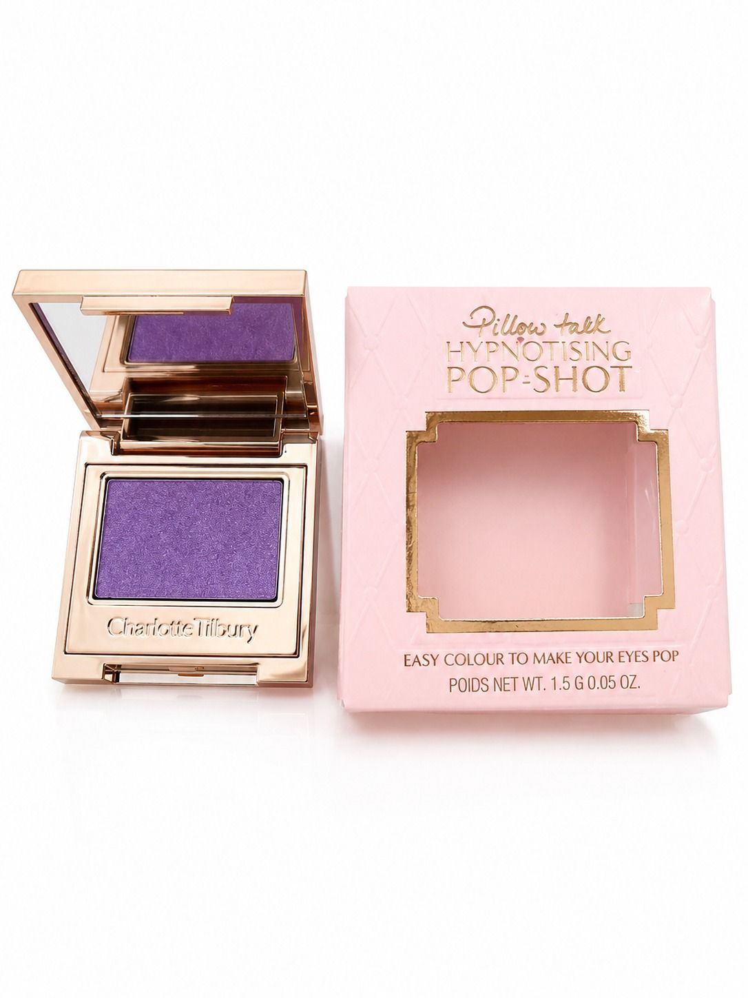 Charlotte Tilbury Hypnotising Pop Shot Ombretto Viola Effetto Glitter 1,5 g