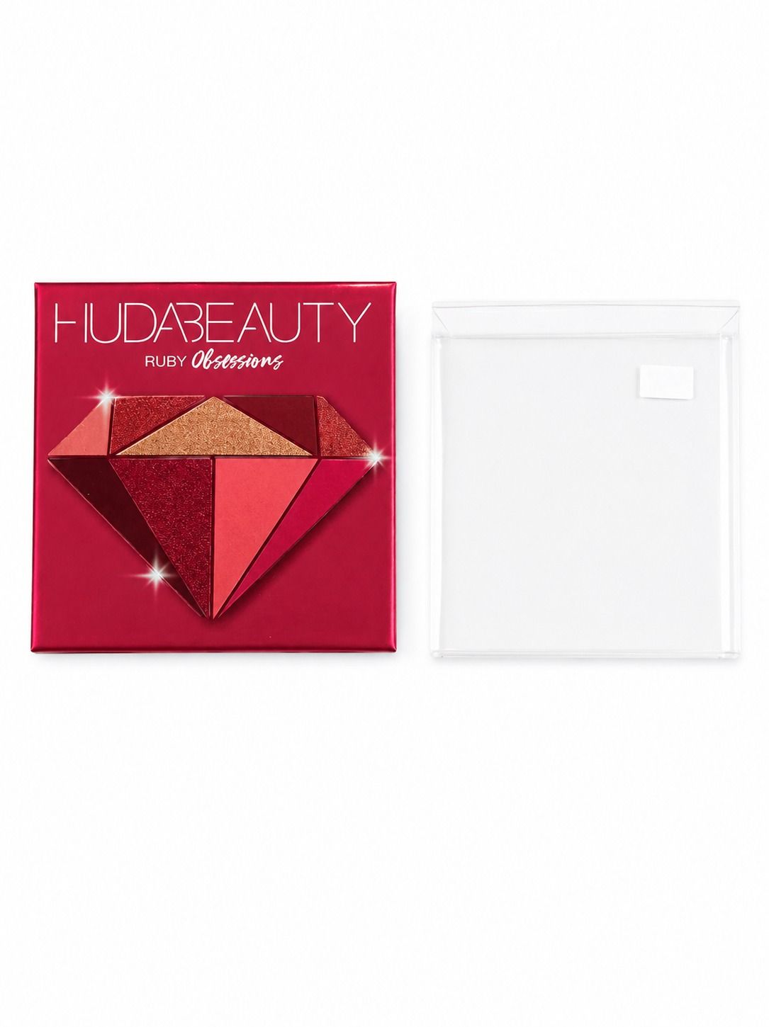 HUDA BEAUTY Ruby Obsessions Palette Ombretti 9 Colori – Toni Rossi e Borgogna - immagine 2
