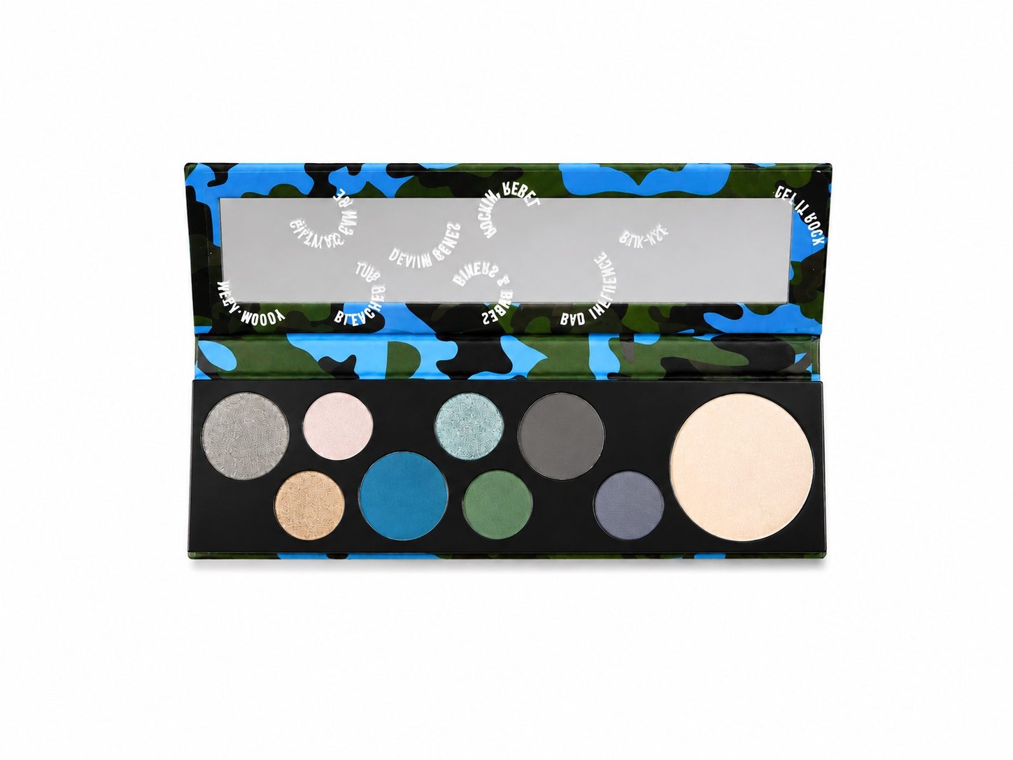 MAC Rockin' Rebel Eye Shadow Palette – Palette Ombretti e Illuminante Viso