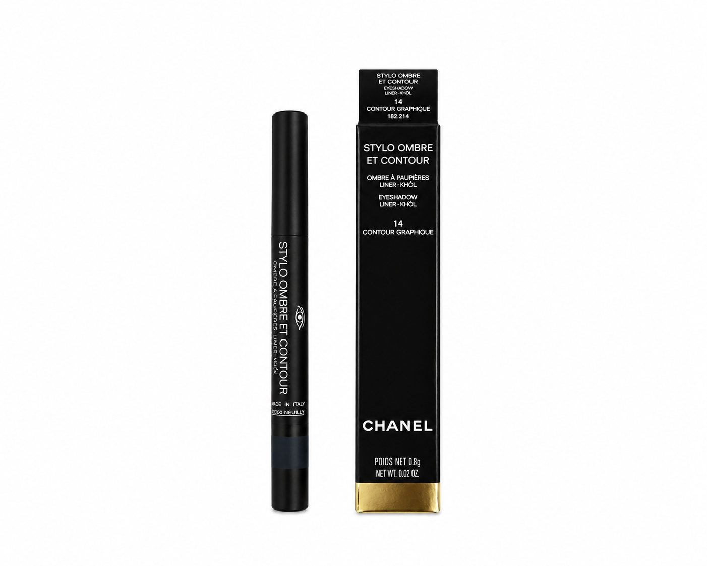 Chanel Stylo Ombre et Contour 14 Contour Graphique – Ombretto, Eyeliner e Kajal 3 in 1