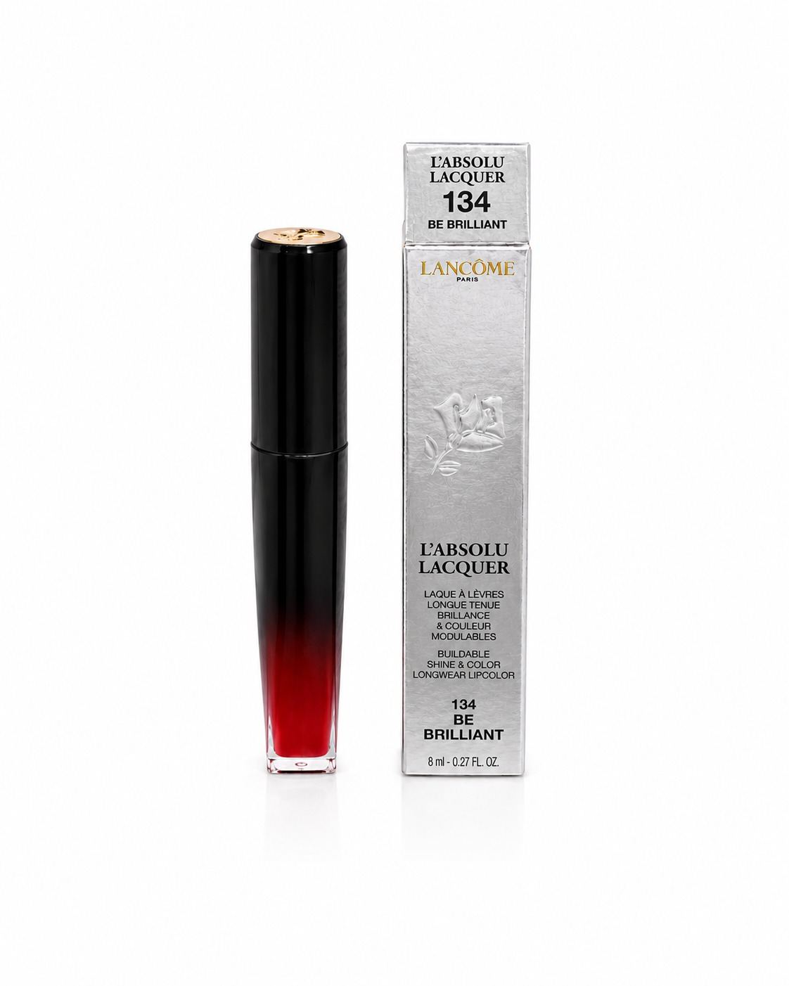 Lancôme L'Absolu Lacquer 134 Be Brilliant - Rossetto Liquido Effetto Lacca 8 ml