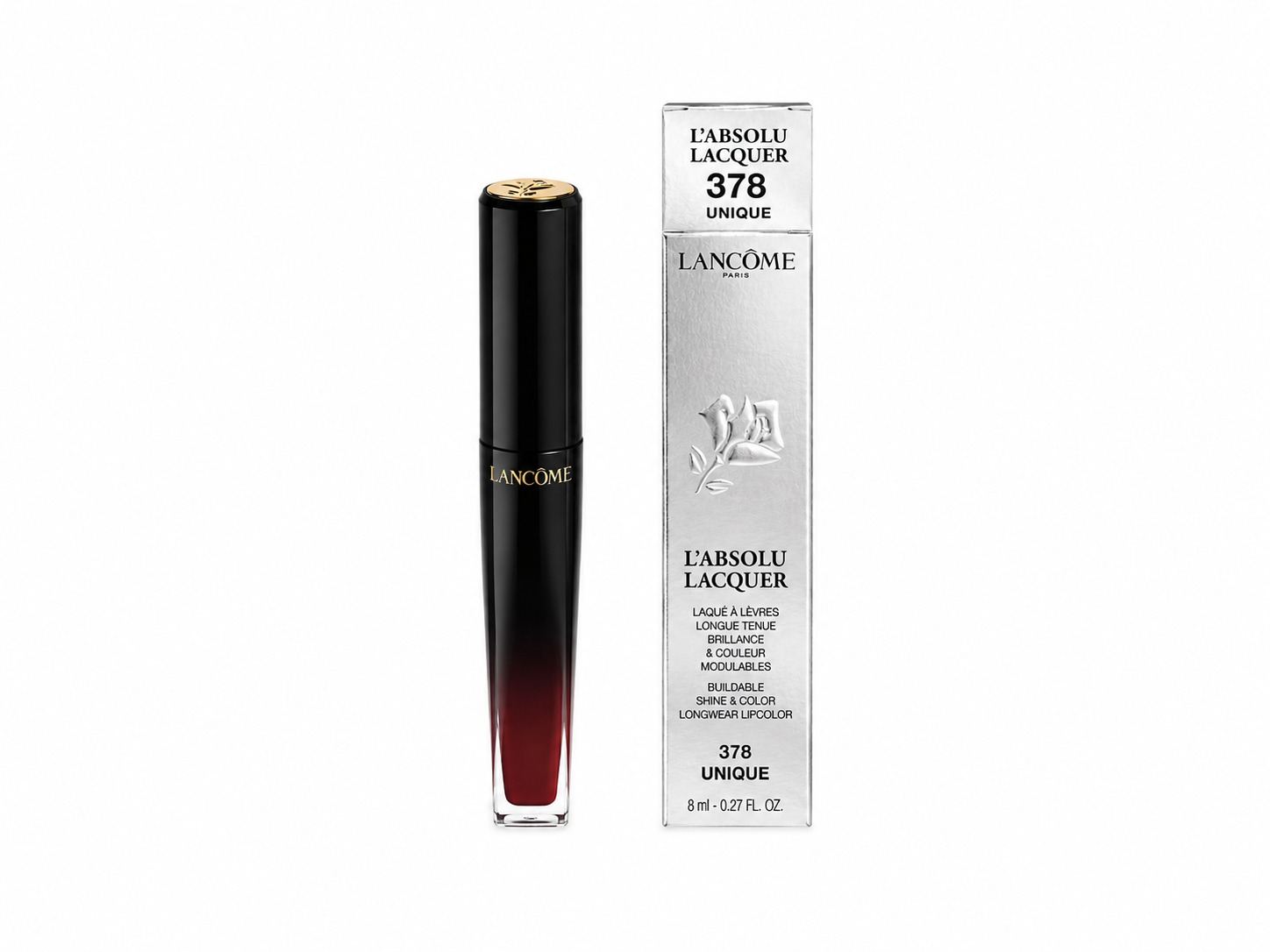 Lancôme L'Absolu Lacquer 378 Unique - Rossetto Liquido Effetto Lacca 8 ml