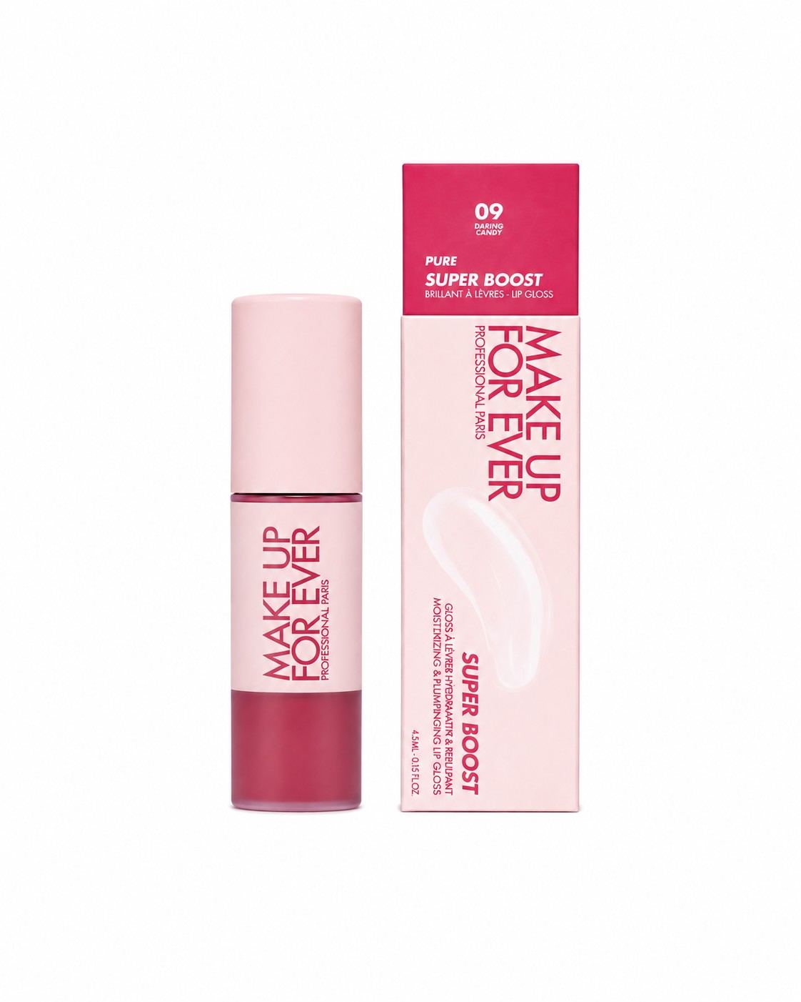 Make Up For Ever Pure Super Boost 09 Daring Candy – Lip Gloss Volumizzante Idratante 4,5 ml