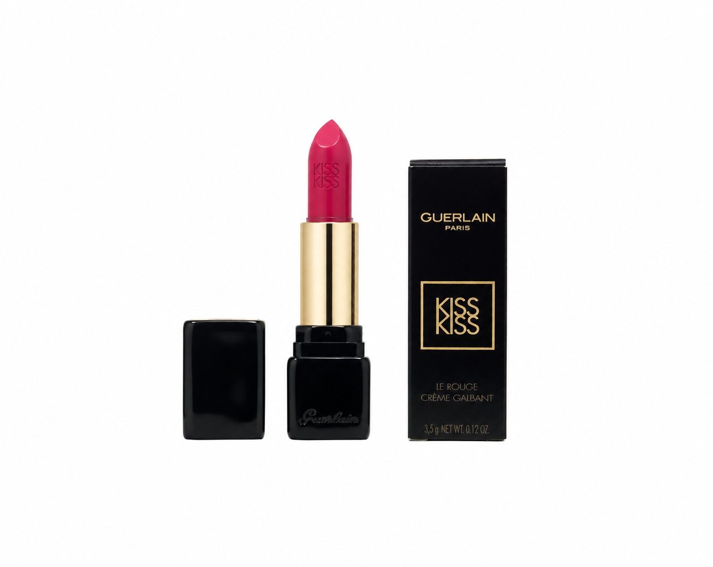 Guerlain KissKiss Le Rouge Crème Galbant Rossetto Cremoso Colore Intenso