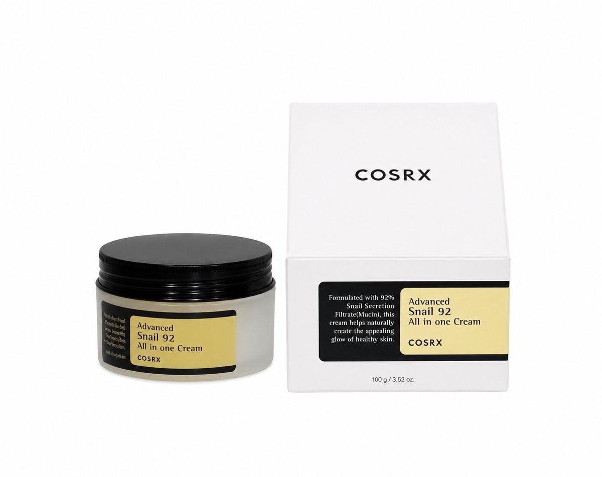 COSRX Advanced Snail 92 All In One Cream 100 g – Crema Viso alla Bava di Lumaca Idratante e Rigenerante