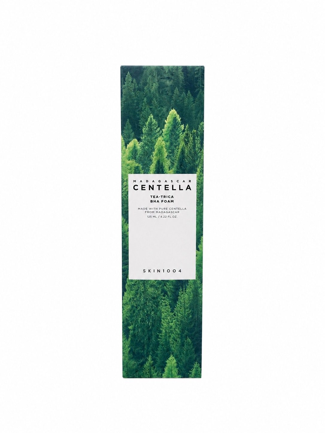SKIN1004 Madagascar Centella Tea-Trica BHA Foam Detergente Viso Esfoliante 125 ml | Con Centella Asiatica, Tea Tree e BHA per Pelle Grassa e Acneica