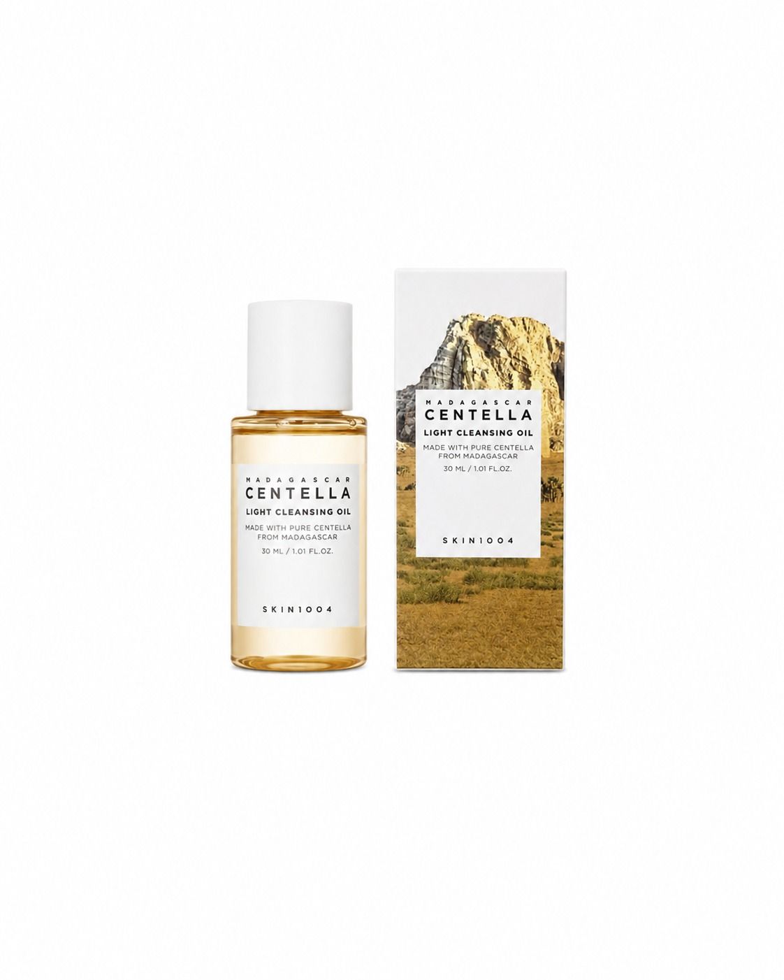 SKIN1004 Madagascar Centella Light Cleansing Oil 30 ml – Olio Struccante Delicato Viso | Detergente Coreano con Centella Asiatica