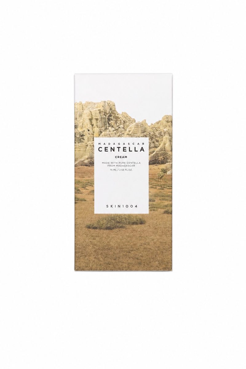 SKIN1004 Madagascar Centella Cream 75 ml – Crema Viso Lenitiva e Idratante con Centella Asiatica