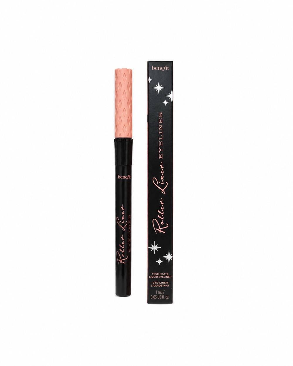 Benefit Roller Liner Eyeliner Liquido Matte – Eyeliner Nero a Lunga Durata 1 ml